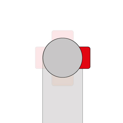 Wasseranschluss - rechts | TYP-2 und TYP-3