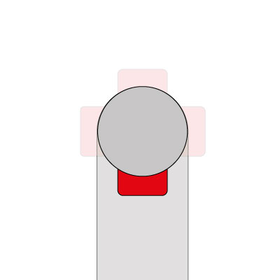 Wasseranschluss - vorne | TYP-2 und TYP-3