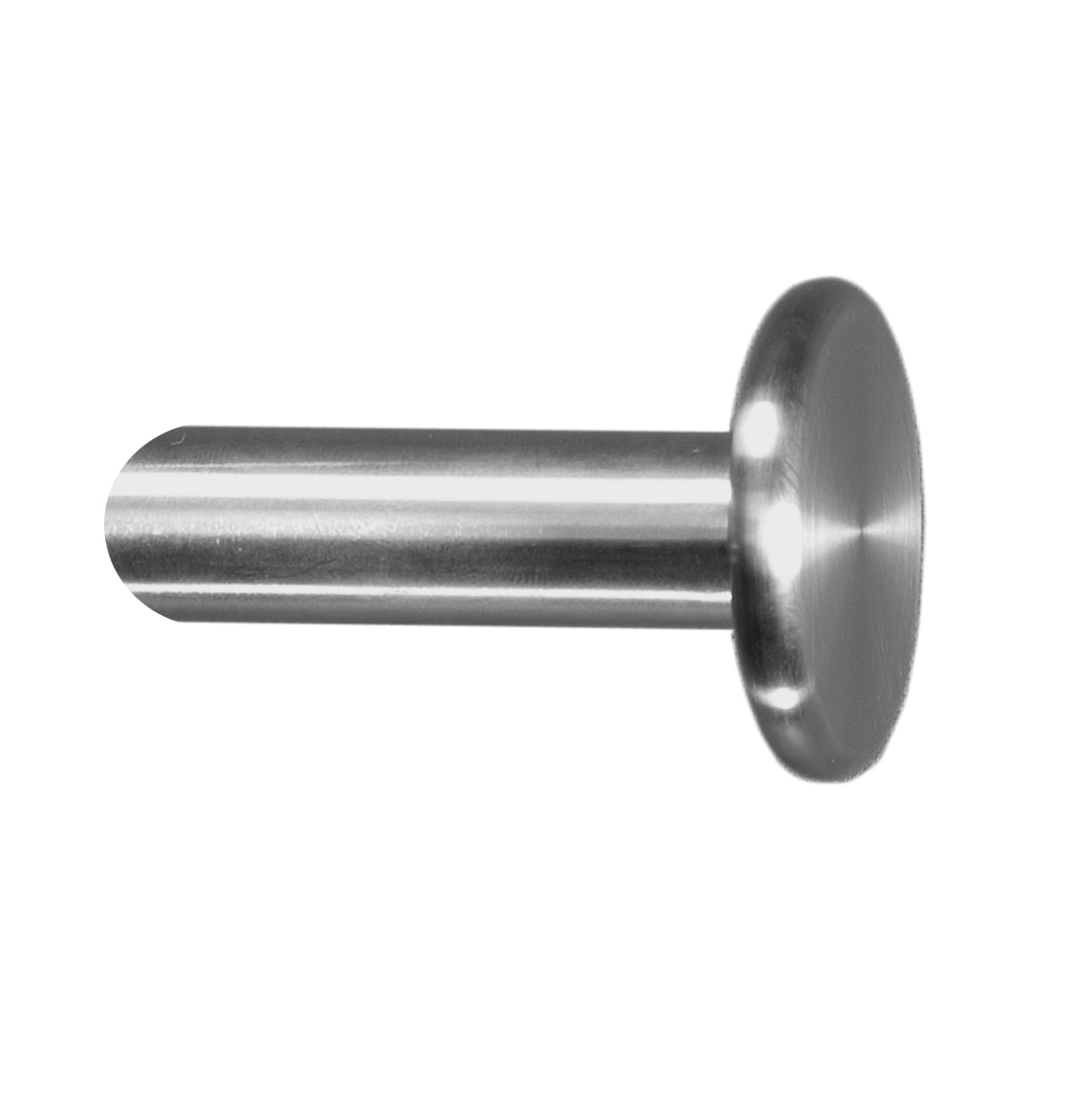Gardinenstangen Endstück Edelstahl Scheibe 40mm