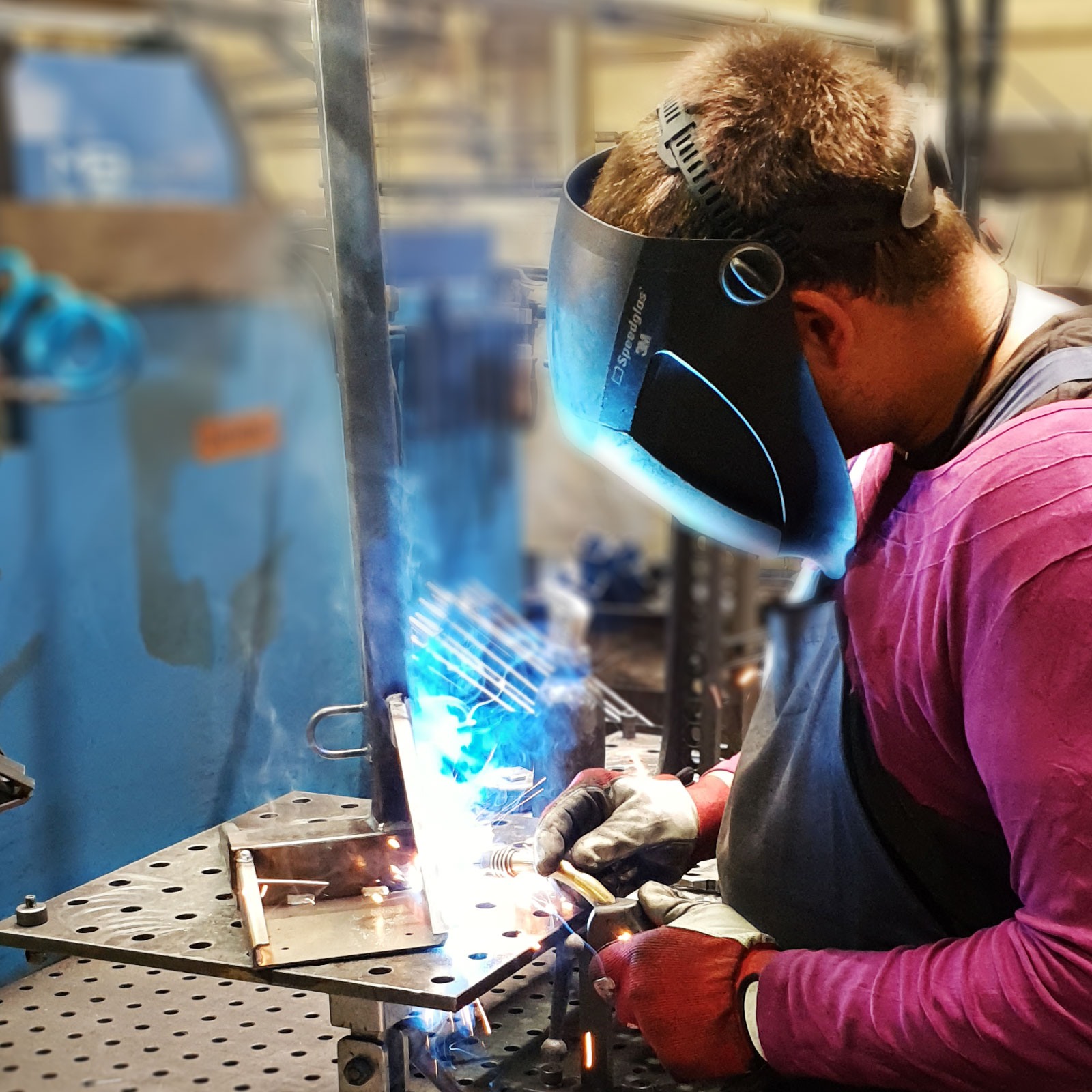 Flexibler 3D Schweißtisch Lochtisch Rauchschutz